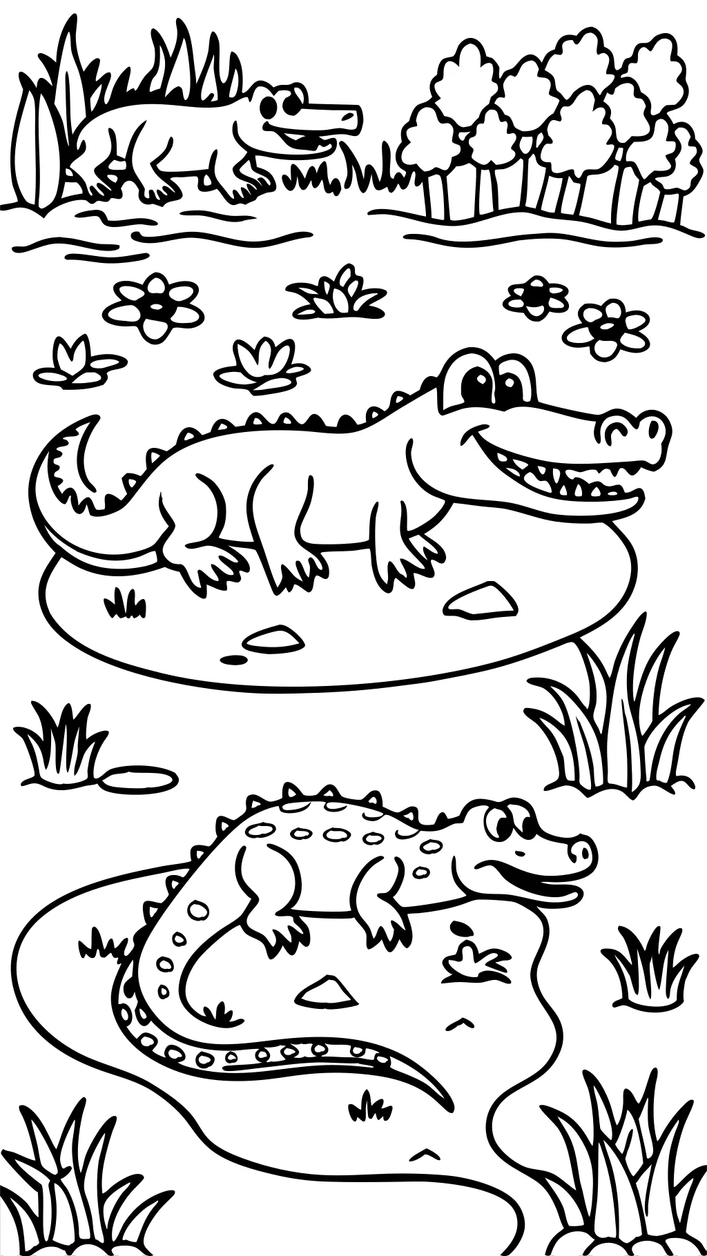 coloriages d’alligators